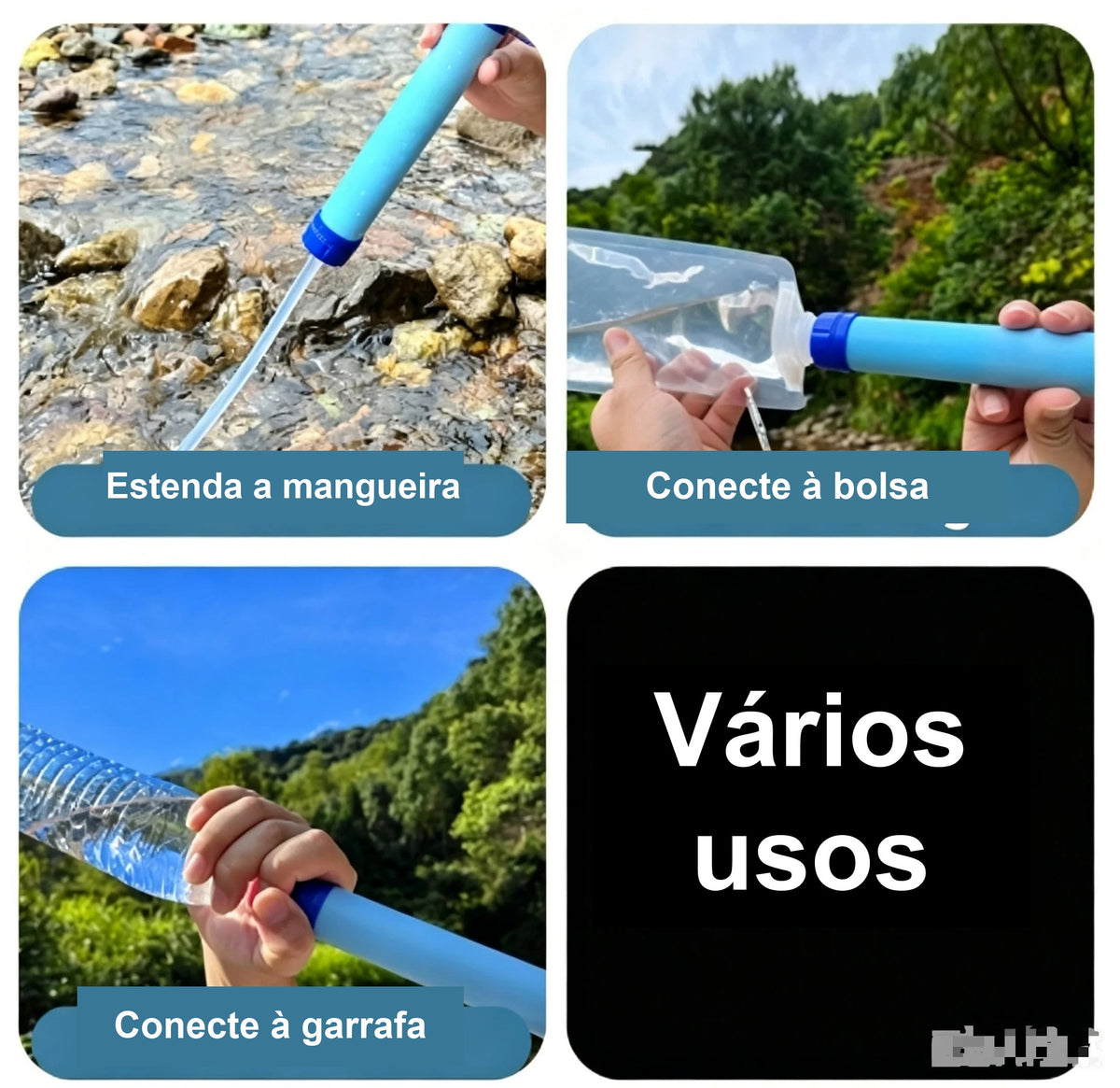 Vários jeitos de usar