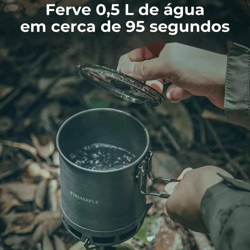 Sistema de Cozinha Fire-Maple Petrel (Panela + Fogareiro)