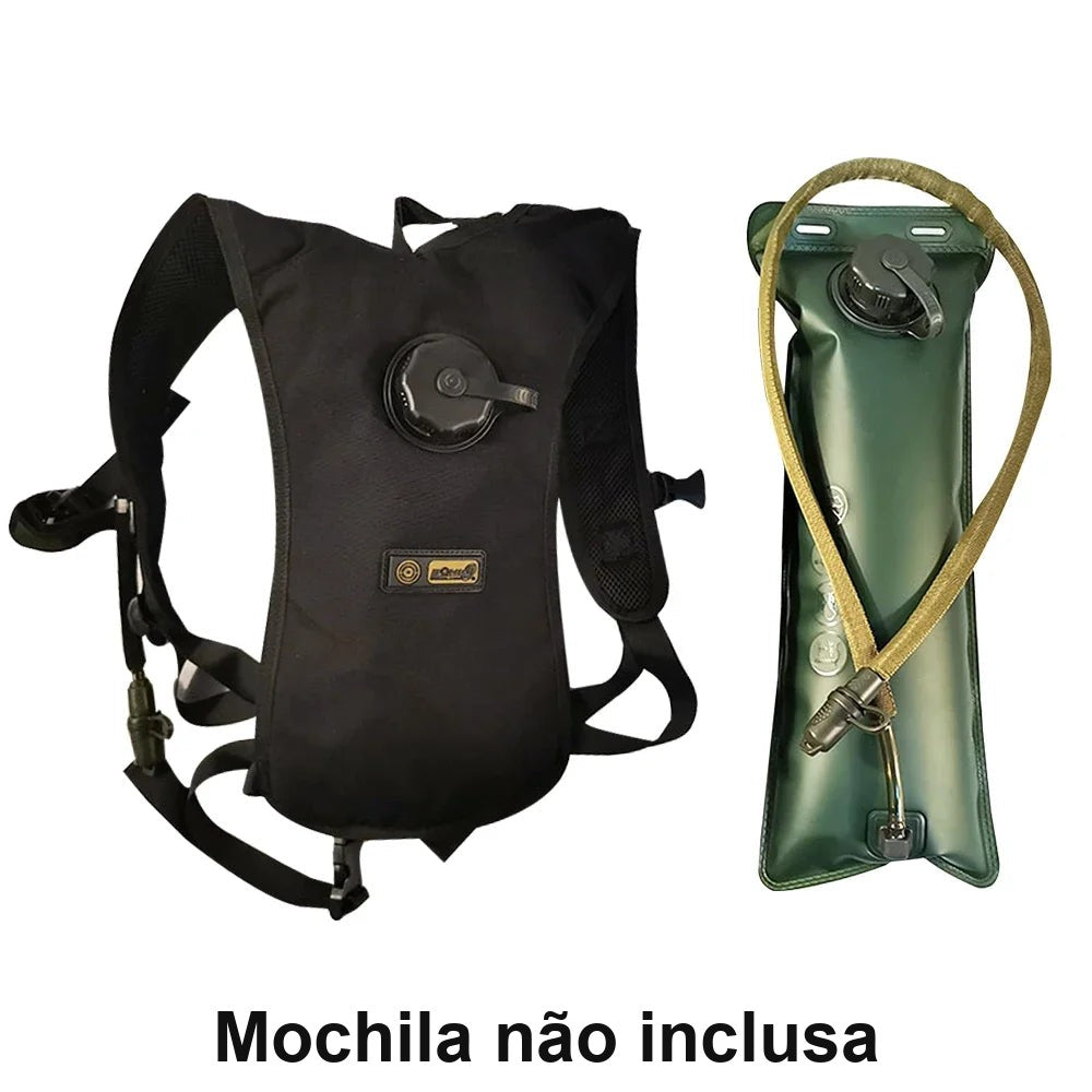 Reservatório de Hidratação 3L – bolsa ao lado da mochila de hidratação (mochila não inclusa)