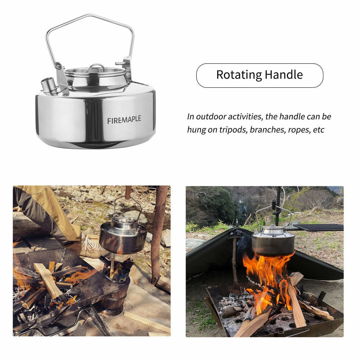 Chaleira Fire-Maple Antarcti em Aço Inox