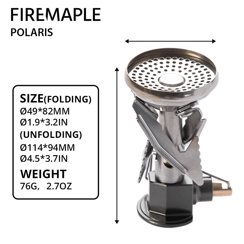 Fogareiro Fire-Maple Polaris com Regulador de Pressão