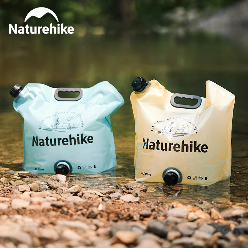 Bolsa de Água Dobrável Naturehike 10 L com Torneira
