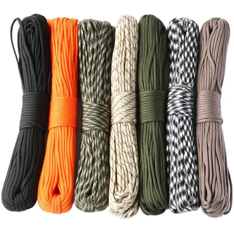 Corda Paracord 550 com 7 Fios, 30 m – rolos em várias cores