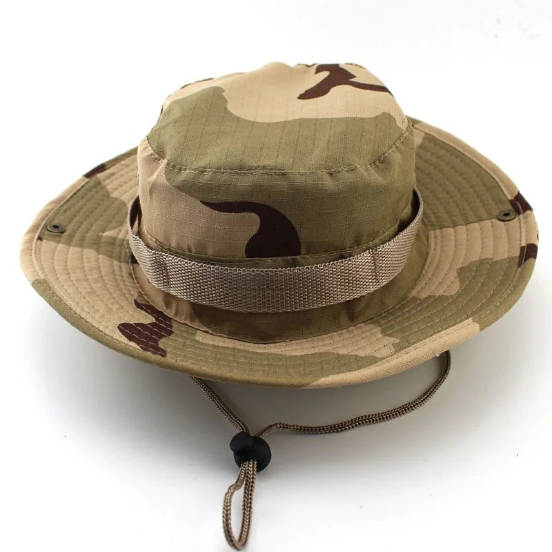 Chapéu Boonie Camuflado – estampa Deserto 3 cores