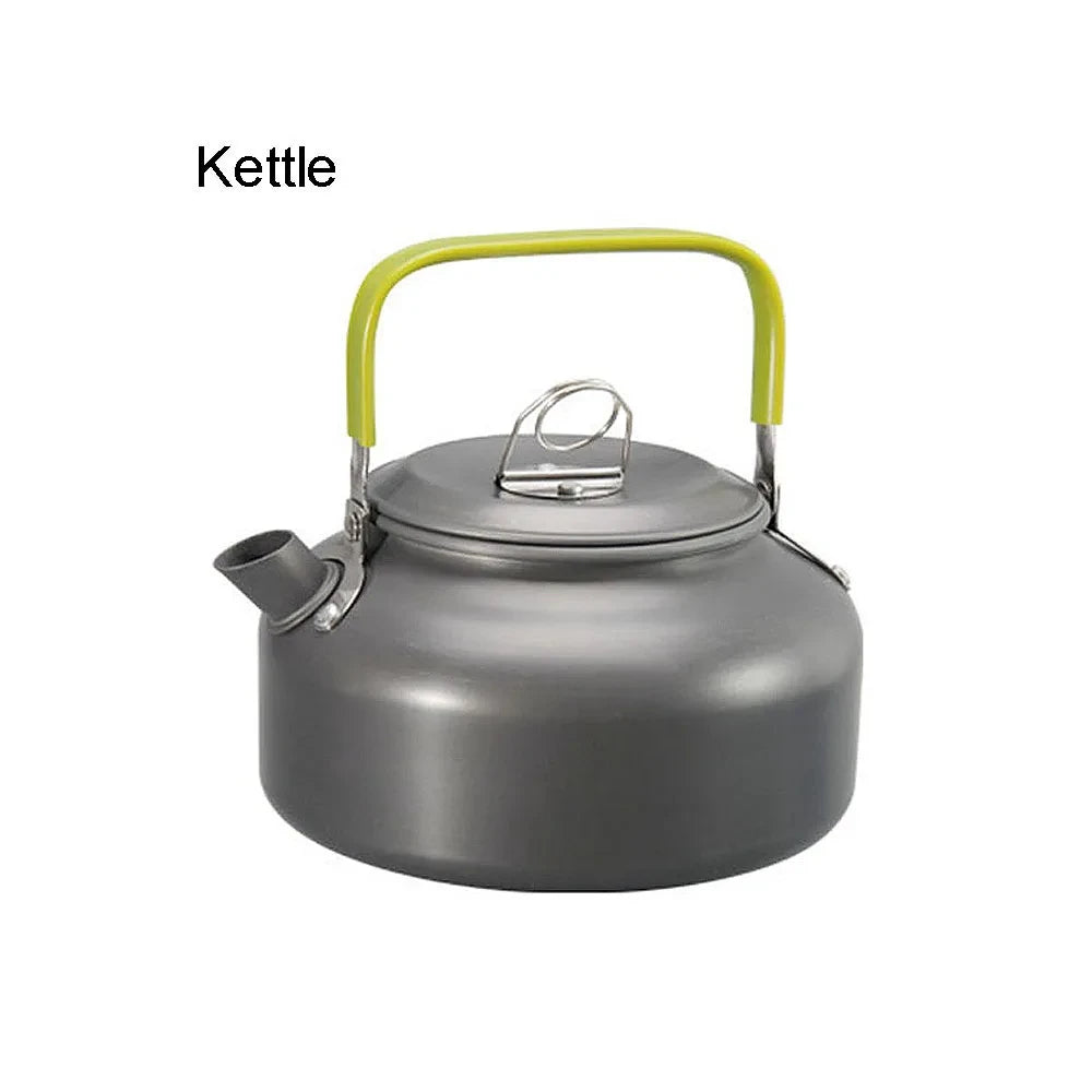 Kit de Panelas para Camping 11 Peças – chaleira