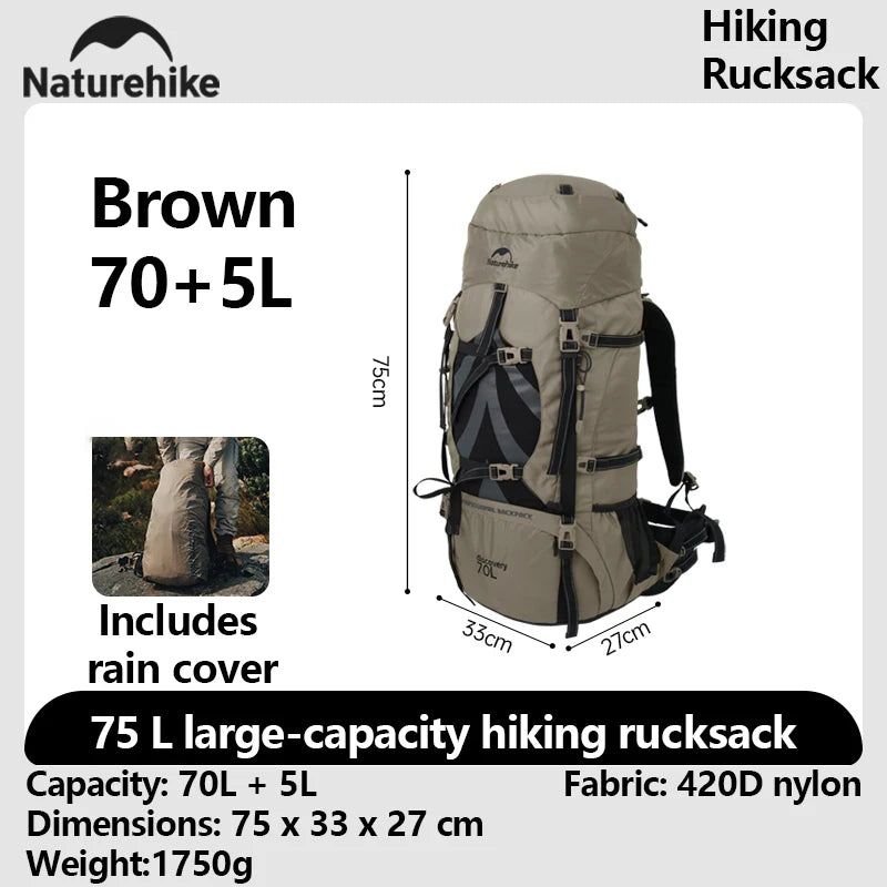 Mochila Cargueira Naturehike 70 L
