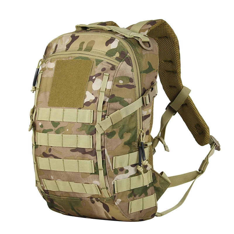Mochila Tática 20L MOLLE – cor camuflada