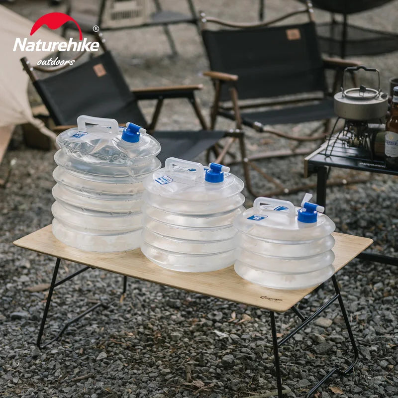 Galão Dobrável Naturehike com Torneira (5, 10 ou 15 L) – galões no acampamento
