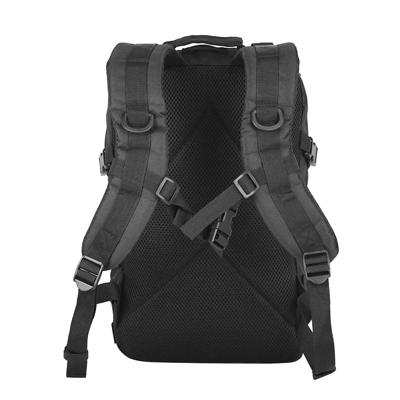 Mochila Tática 20L MOLLE – costas acolchoadas e alças ajustáveis