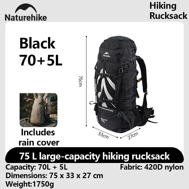 Mochila Cargueira Naturehike 70 L