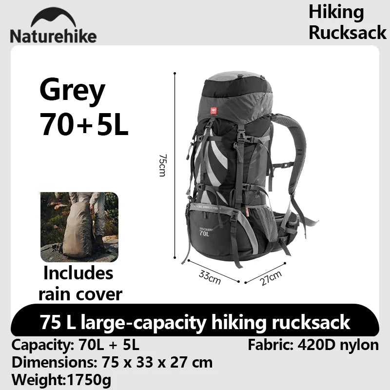 Mochila Cargueira Naturehike 70 L