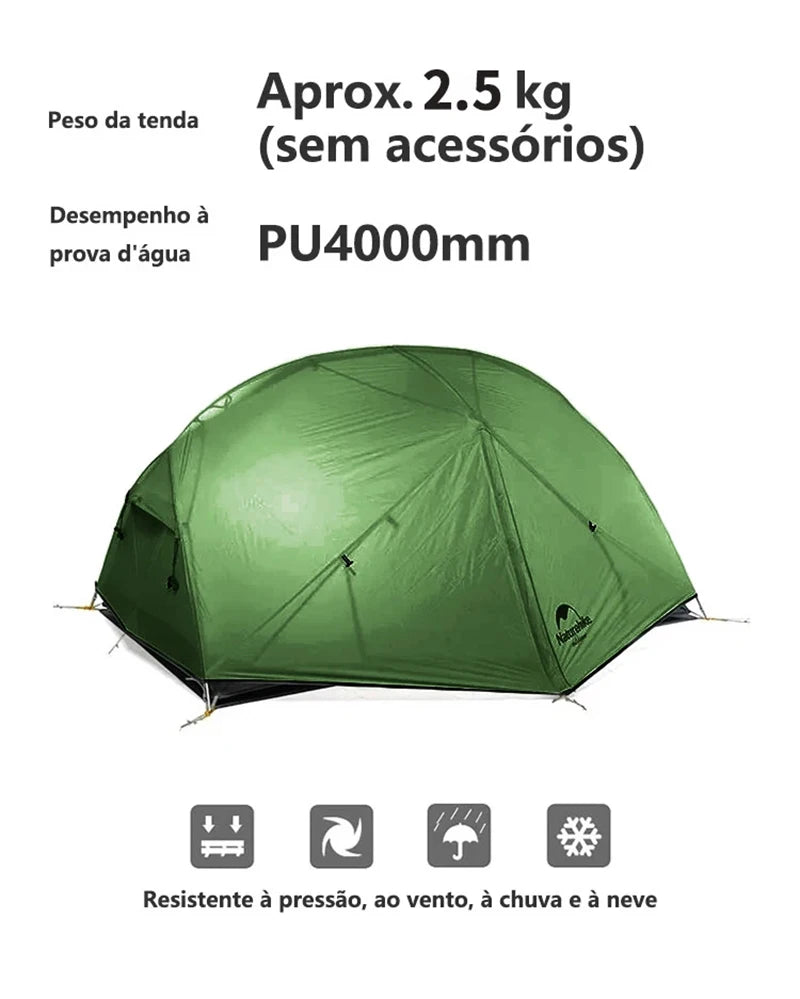Barraca Ultraleve Naturehike Cloud Up e Mongar 2