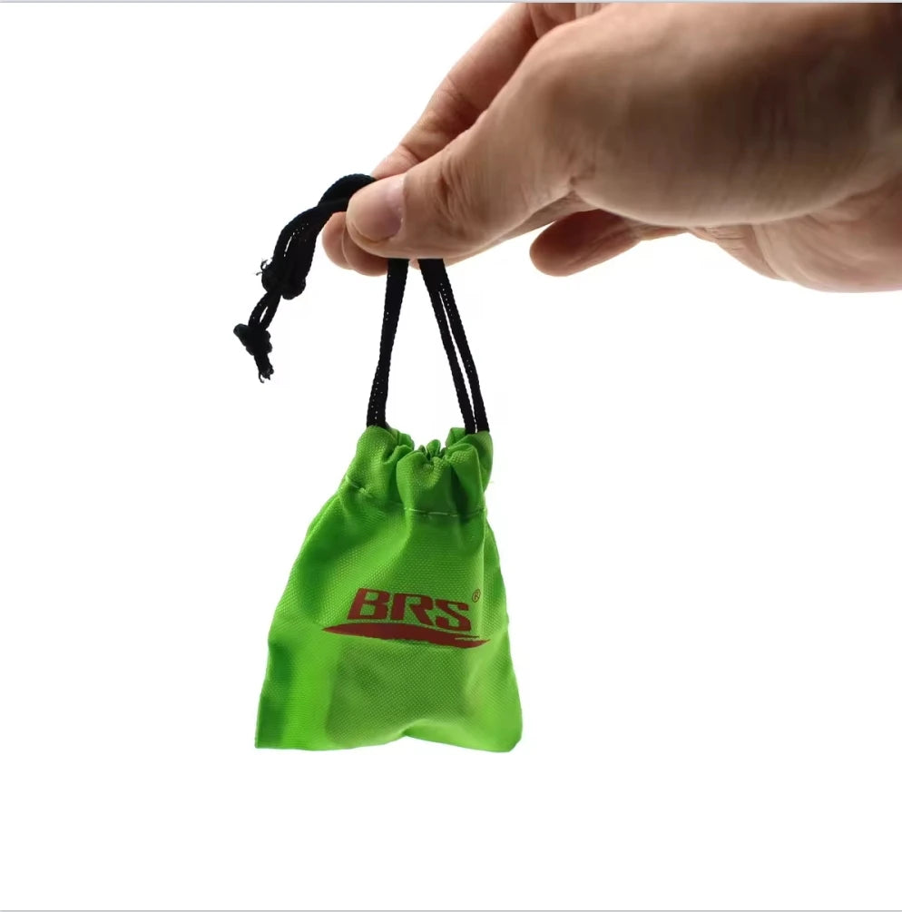 Fogareiro Ultraleve de Titânio BRS-3000T – bolsinha de transporte verde