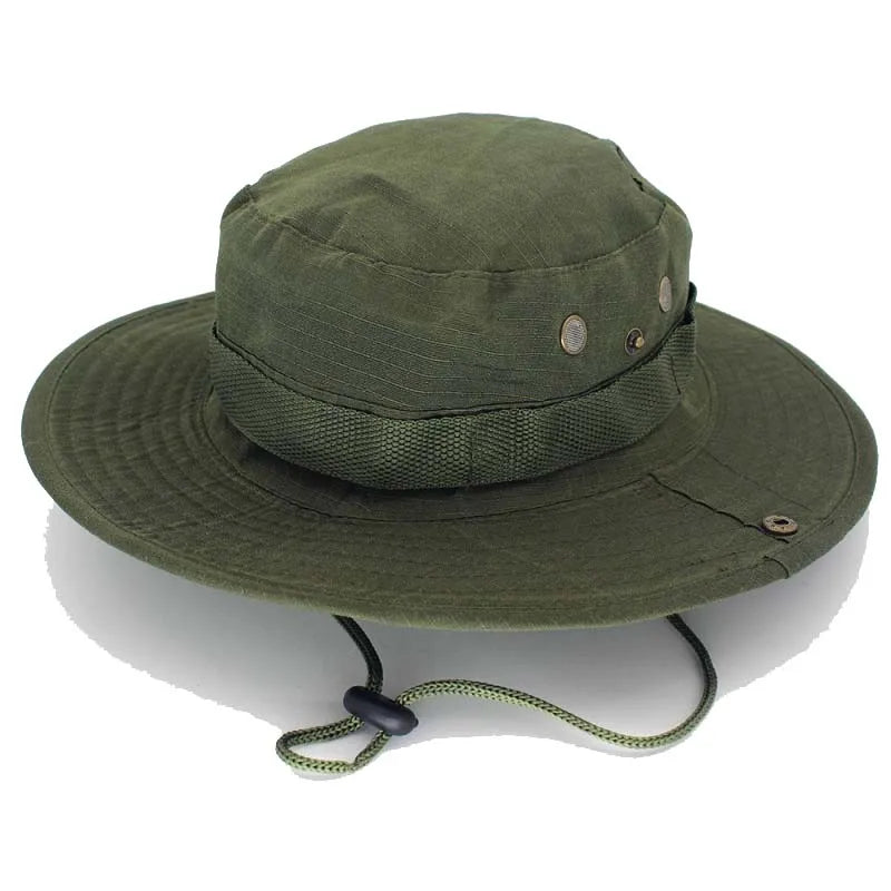 Chapéu Boonie Camuflado – cor Verde oliva