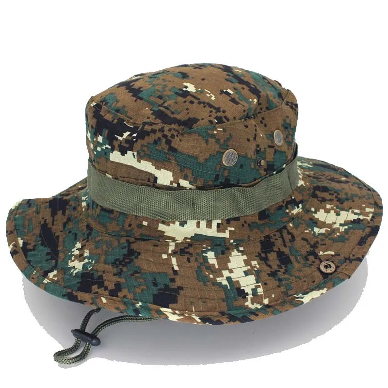 Chapéu Boonie Camuflado – estampa Digital selva