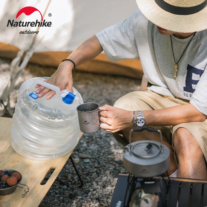 Galão Dobrável Naturehike com Torneira (5, 10 ou 15 L)