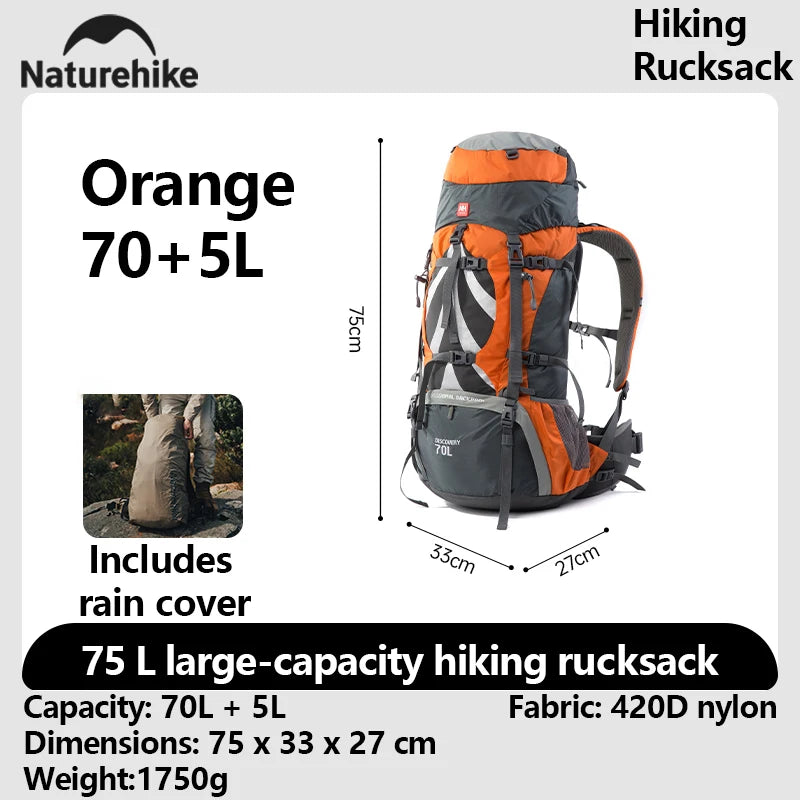 Mochila Cargueira Naturehike 70 L