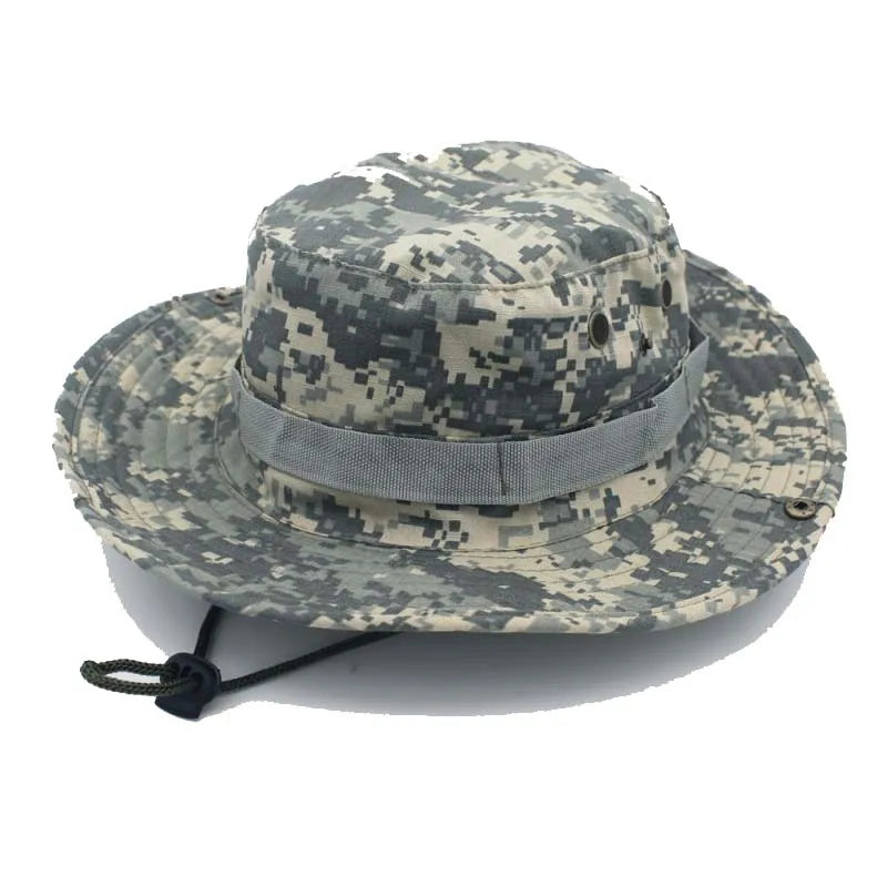 Chapéu Boonie Camuflado – estampa Digital cinza (ACU)