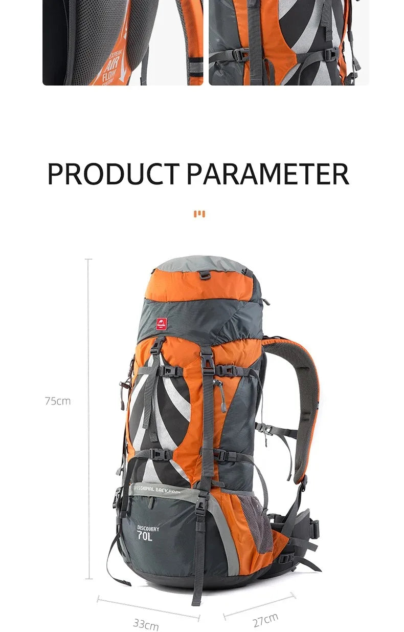 Mochila Cargueira Naturehike 70 L