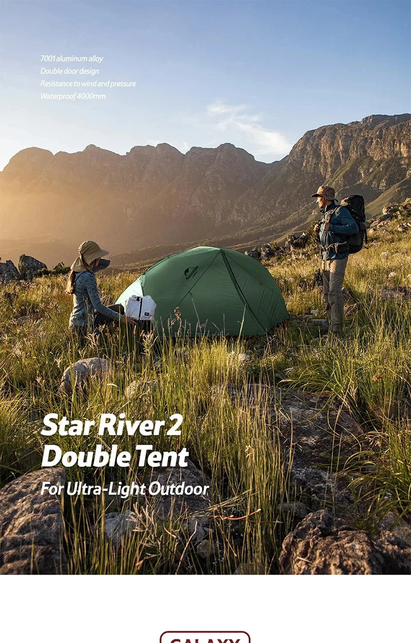 Barraca Ultraleve Naturehike Cloud Up e Mongar 2