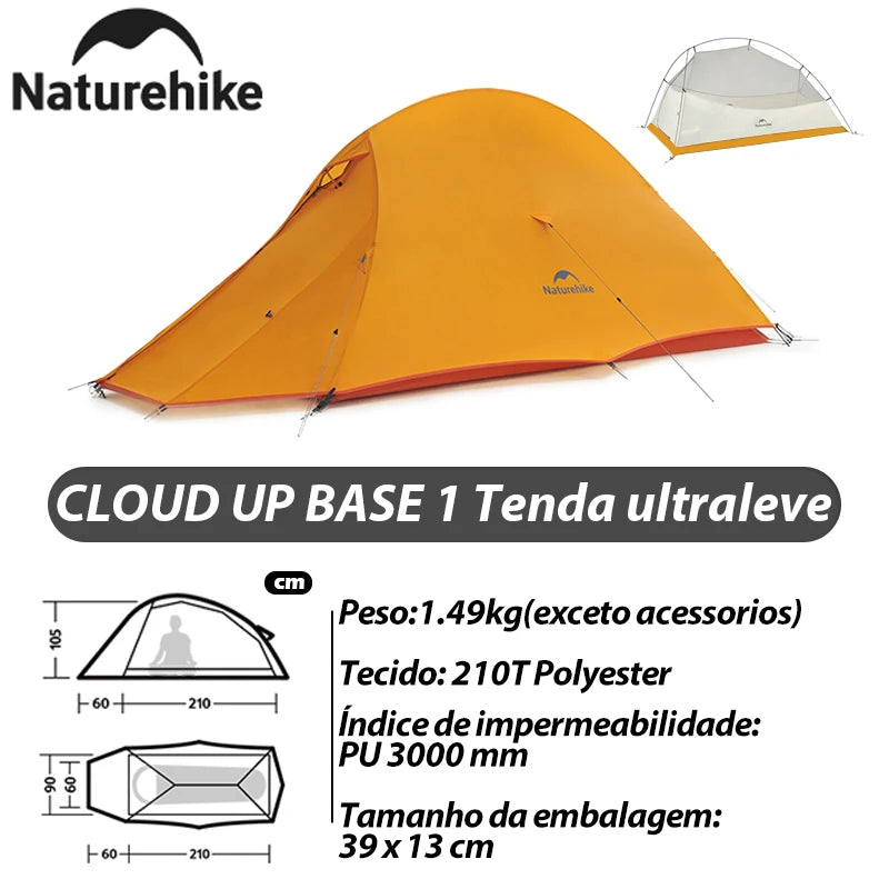 Barraca Ultraleve Naturehike Cloud Up e Mongar 2