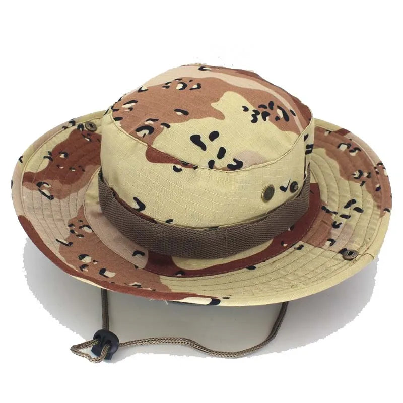 Chapéu Boonie Camuflado – estampa Deserto 6 cores