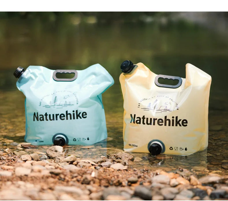Bolsa de Água Dobrável Naturehike 10 L com Torneira