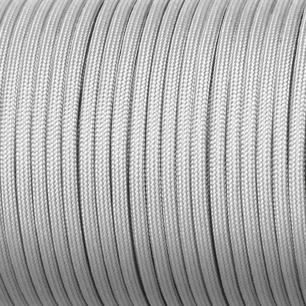 Corda Paracord 550 com 7 Fios, 30 m – detalhe da trama branca