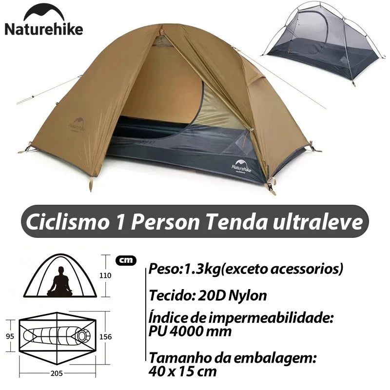 Barraca Ultraleve Naturehike Cloud Up e Mongar 2