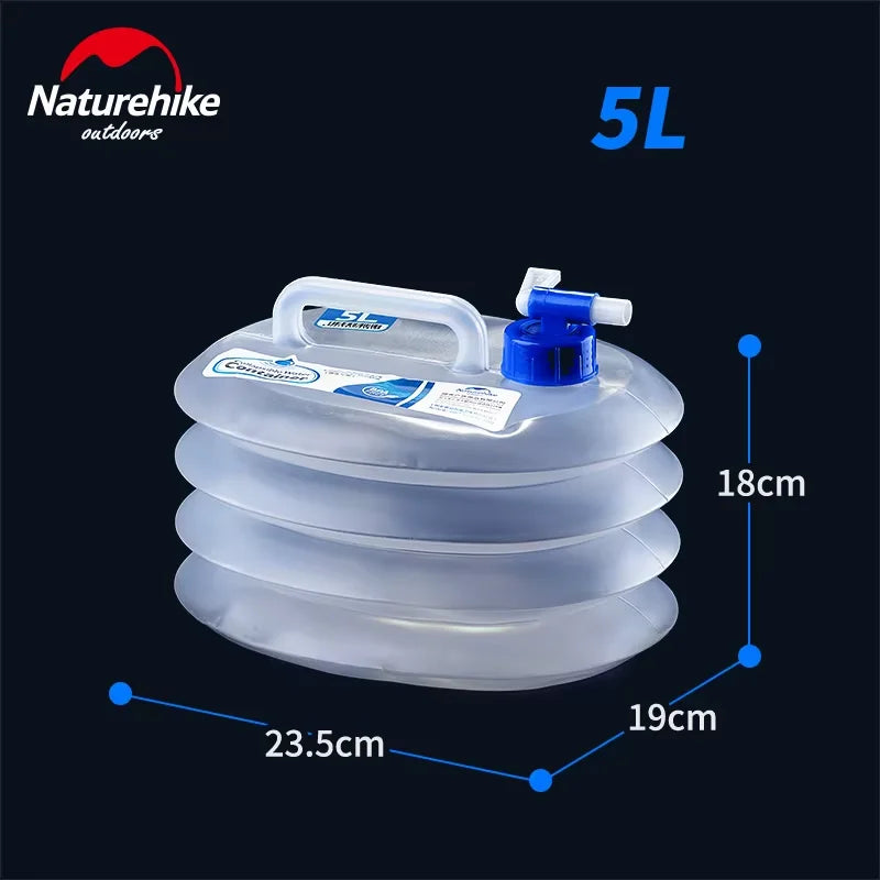 Galão Dobrável Naturehike com Torneira (5, 10 ou 15 L)