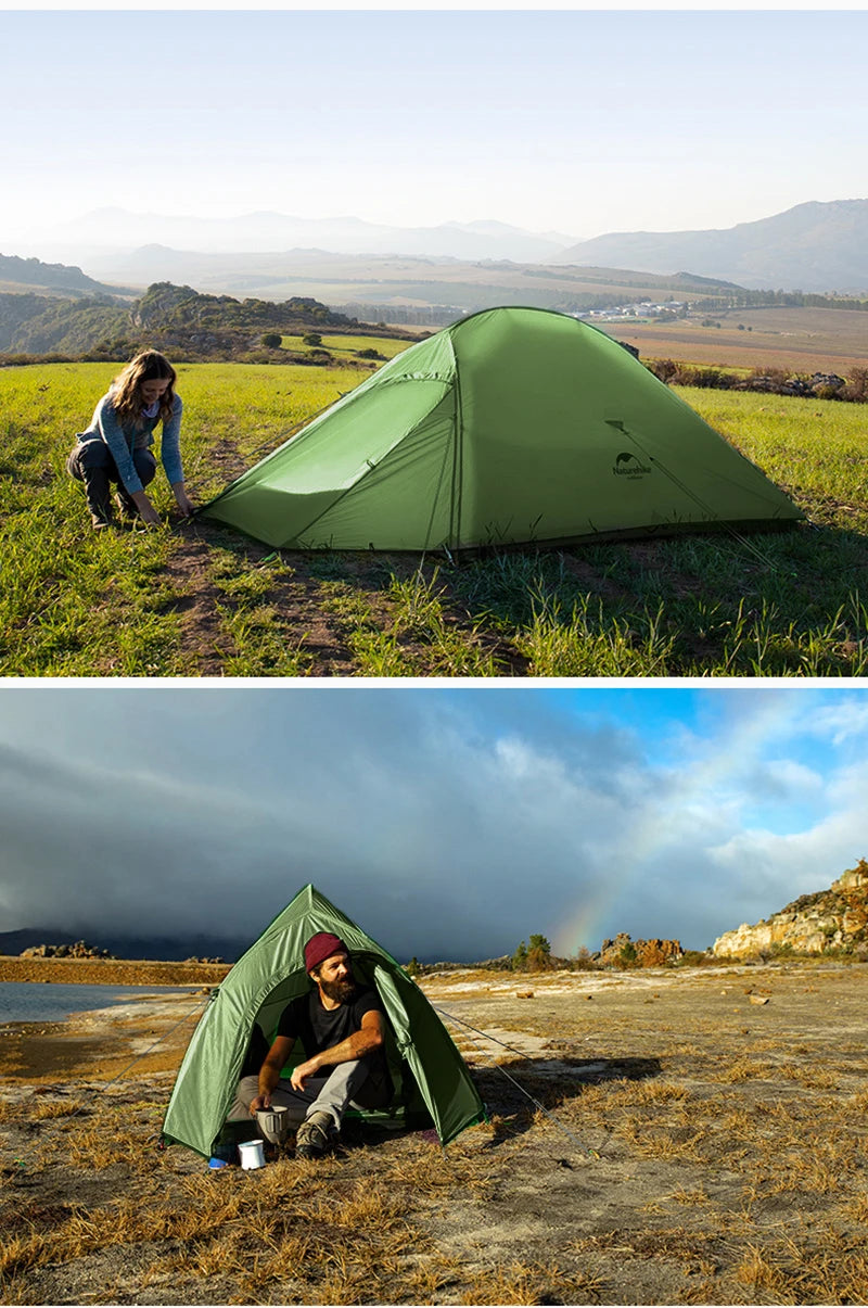 Barraca Ultraleve Naturehike Cloud Up e Mongar 2