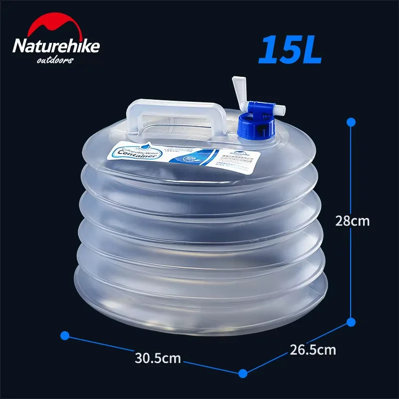 Galão Dobrável Naturehike com Torneira (5, 10 ou 15 L)