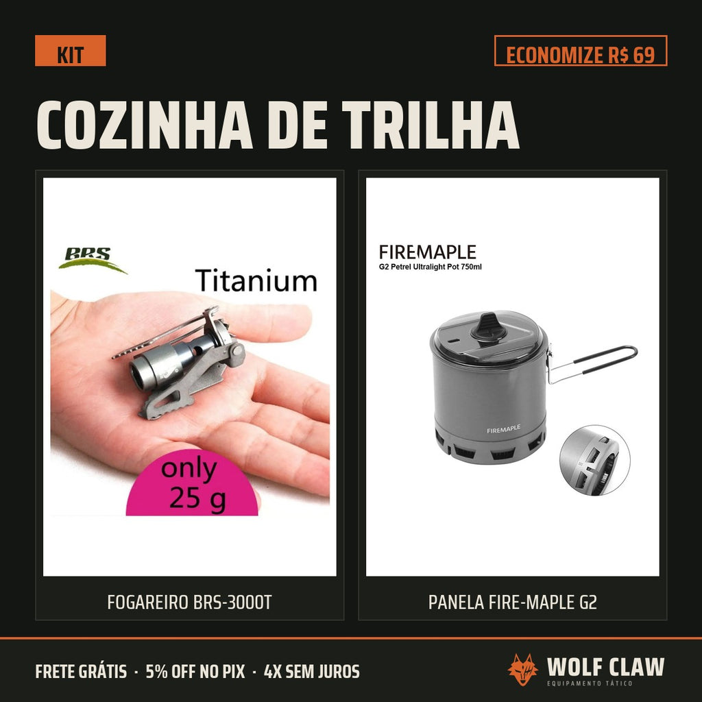 Kit Cozinha de Trilha – capa com os itens do kit
