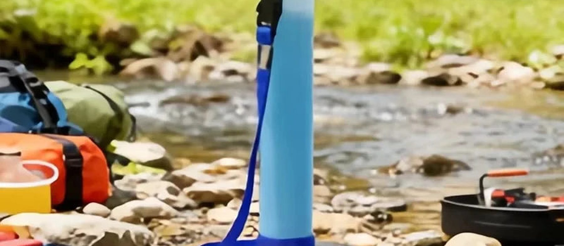 Água limpa em qualquer trilha
